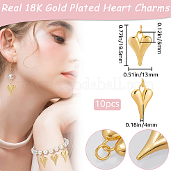 10 pièces pendentifs en laiton&nbsp;KK-BBC0014-72