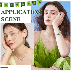 DIY-Armband-Sets zum Thema St. Patrick's Day aus Emaille- und Polymer-Tonperlen&nbsp;DIY-SP0002-54