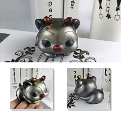 Moldes para velas de silicona de calidad alimentaria con ciervos navideños diy&nbsp;XMAS-PW0001-020