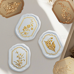 DIY Scrapbooking Stempel mit Blumenmotiv&nbsp;DIY-HS0001-89