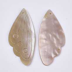 Gros pendentifs en coquille d'eau douce&nbsp;X-SHEL-T016-06