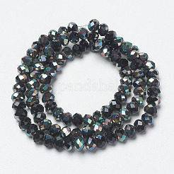 FilI di perline in vetro placcato&nbsp;EGLA-A034-T3mm-J12