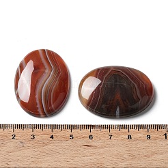 Cabochons en agate à bandes et agates à rayures naturelles&nbsp;G-H296-01G