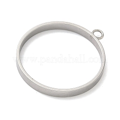 Ciondoli con castone aperto in acciaio inossidabile 304&nbsp;STAS-B126-06F-P