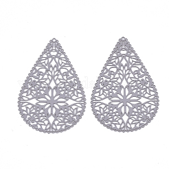 Pendentifs en filigrane d'acier inoxydable 430&nbsp;X-STAS-S108-15A