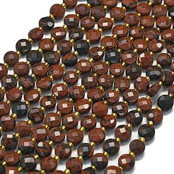 Natur Mahagoni Obsidian Perlen Stränge&nbsp;G-K389-B73-01
