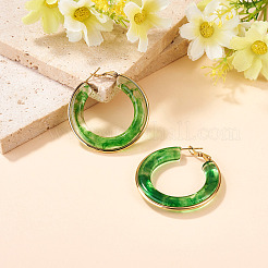1 par de pendientes de aro de acero inoxidable 304&nbsp;EJEW-TA0001-89A