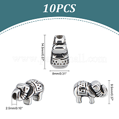 10 Stück 304 Edelstahlperlen&nbsp;STAS-UN0050-03