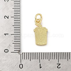 Breloques d'émail en laiton&nbsp;KK-C110-14B-02G