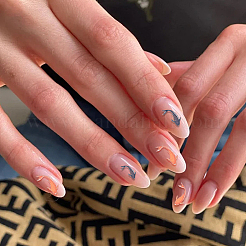 3 Stück selbstklebende Nagelkunst-Aufkleber aus ABS-Kunststoff mit Fischmotiv&nbsp;MRMJ-SP0001-21