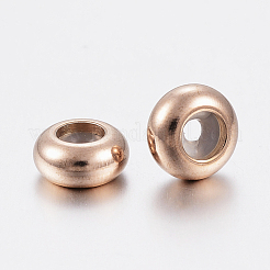 Placcatura ionica (ip) 202 perle in acciaio inossidabile&nbsp;X-STAS-F148-6mm-07RG