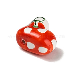 Weihnachtliche handgemachte Porzellanperlen&nbsp;LS-PORC-L081-01B