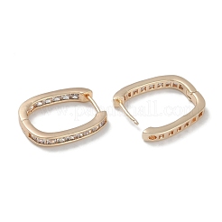Orecchini a cerchio in zirconi chiari&nbsp;EJEW-L292-016G