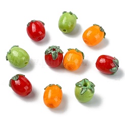 15 pièce de perles en émail faites à la main&nbsp;LAMP-CJ0003-15