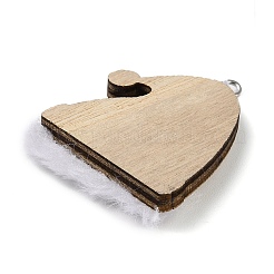 Weihnachtsanhänger aus unfertigem Holz&nbsp;WOOD-D026-01D