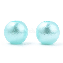 Spritzlackierte ABS-Kunststoffimitationsperlen&nbsp;OACR-T015-05A-08