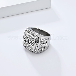 304 Edelstahl-Strass-Fingerringe&nbsp;WG7F8FD-01