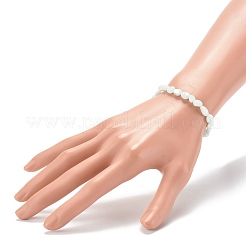 Natürliche Larimar-Stretch-Armbänder für Kinder&nbsp;BJEW-JB06250-08