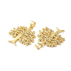 Ciondoli in ottone con placcatura a cremagliera con pavé di zirconi&nbsp;KK-O142-34G