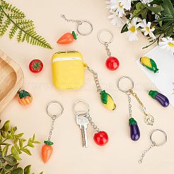 Kits de fabrication de porte-clés à thème de légumes à faire soi-même&nbsp;DIY-NB0004-62