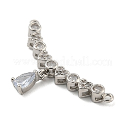 Pendentif en laiton avec zircone à micro-pavé&nbsp;LS-KK-Q812-02D