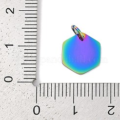 Dijes de etiqueta en blanco estampados en acero inoxidable 304 con recubrimiento iónico (IP)&nbsp;STAS-I311-24RC