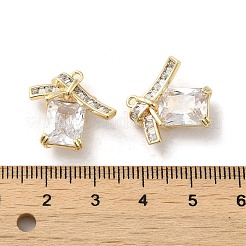 Messing mit Glas-Strass-Anhängern&nbsp;KK-H455-30G