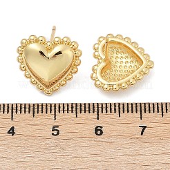Clous d'oreilles en laiton&nbsp;EJEW-H154-06G