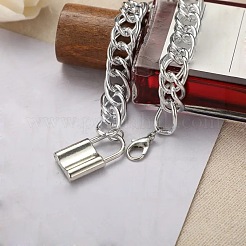 Bracelets de cheville à chaîne torsadée avec breloque en alliage&nbsp;FS-WG7A7E1-01