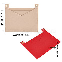 3 x Organizer-Einsatz für Filztaschen in 3 Farben&nbsp;PURS-WR0006-82C