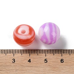 Zweifarbige undurchsichtige Acrylperlen&nbsp;SACR-I005-02A