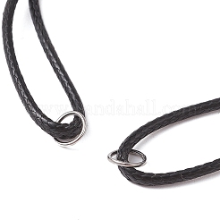 Herstellung eines verstellbaren Armbands aus gewachster Polyesterschnur&nbsp;AJEW-JB01312-02