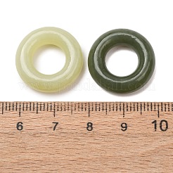 Verbindungsringe aus natürlichem Nephrit-Jade/Hetian-Jade&nbsp;G-Z155-09A