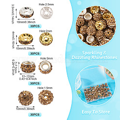 Handgemachte Polymer Clay Strass Pavé Disco Perlen&nbsp;RB-TA0001-20B