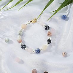 Perles de gemme mélangées naturelles&nbsp;G-NB0001-82