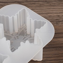 Stampi per candele in silicone fai-da-te a forma di fiocco di neve a tema natalizio&nbsp;LS-SIMO-P010-B02