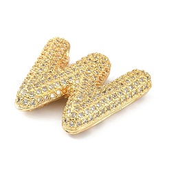 Porte micro ouvrent pendentifs zircone cubique en laiton de placage&nbsp;KK-Q790-01W-G