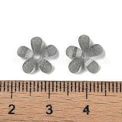 Cabochon decodensati in polvere glitterata in resina epossidica traslucida&nbsp;CRES-S367-14B