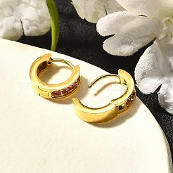 Boucles d'oreilles créoles en acier inoxydable 304 pour femmes&nbsp;EJEW-M068-10G