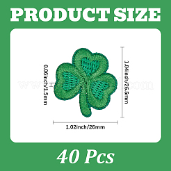 40 Stück selbstklebende Patches zum St. Patrick's Day&nbsp;PATC-CY0001-51B