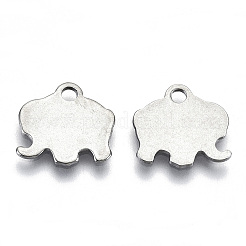 Anlaufgeschützte Charms aus Edelstahl 201&nbsp;STAS-R116-031