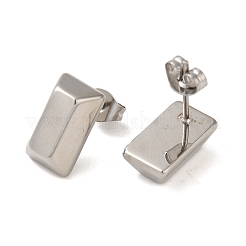 Boucle d'oreille à tige en acier inoxydable 304 anti-ternissement&nbsp;EJEW-C099-06P