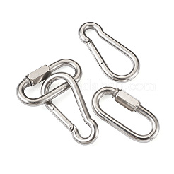 6 Stück 2 Stil 304 Edelstahl-Karabiner zum Klettern&nbsp;STAS-TA0001-33P