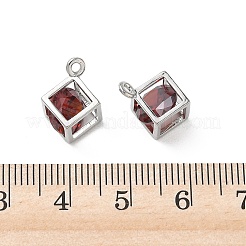 Ottone micro spianare pendenti zirconi&nbsp;KK-A299-23P-05