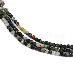 Natur gemischten Edelsteinperlen Stränge&nbsp;G-RM2025425-A03-3mm