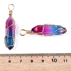 Murano Anhänger & Charms&nbsp;GLAA-T023-07P