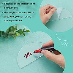 24pcs carte de lieu de mariage en acrylique&nbsp;AJEW-FG0002-07