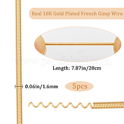 5 Stück Rack-Plating-Kupferdraht&nbsp;KK-BBC0013-59B