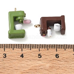 Alliage avec pendentifs en émail&nbsp;AL-CBA95BC-02G-A