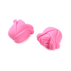 Perlas de silicona con forma de rosa&nbsp;SIL-S011-02E